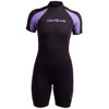 NeoSport 3mm Women's Shorty Wetsuit Black/Lavender