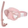 Blue Reef Static S Freediving Mask & Snorkel Set Pink