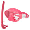 Blue Reef Static S Freediving Mask & Snorkel Set Rose