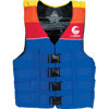 Connelly Men's Retro Nylon 4 Buckle Life Vest Blue/Red