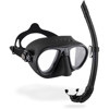 Cressi Calibro Mask and Corsica Snorkel Kit Black
