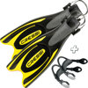 Cressi Frog-Plus Fins with Bungee Straps Yellow