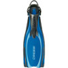 Cressi Reaction Open Heel Fins with Bungee Straps Blue/Azure