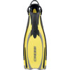 Cressi Reaction Open Heel Fins with Bungee Straps Yellow/Silver