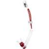 Cressi Itaca Ultra Dry Snorkel Clear/Red