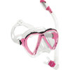 Cressi Lince Mask with Dry Snorkel Set Pink