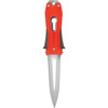Cressi Lizard Stainless Steel Knife Red