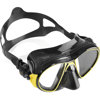 Cressi Air Crystal Mask, Black Black/Yellow