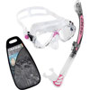 Cressi Marea Mask Alpha Ultra Dry Snorkel Package Clear/Pink