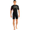 Cressi 2.5mm Med X Men's Shorty Wetsuit Black/Red