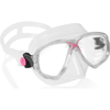 Cressi Marea Adult Snorkeling 2 Window Mask Clear/Pink