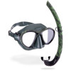 Cressi Metis Mask & Corsica Snorkel Set Camo Green