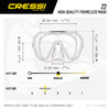 Cressi Z2 Mask Blue Metal