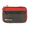 Dive Rite Bellows Horizontal Zip Pocket Red