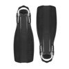 Dive Rite XT Fins with Stainless Steel Spring Straps Black