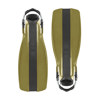 Dive Rite XT Fins with Stainless Steel Spring Straps OD Green