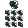 Fox 40 Classic Whistle with Breakaway Lanyard Black