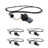 Fox 40 Classic CMG Whistle with Breakaway Lanyard Black