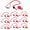 Fox 40 Classic CMG Whistle with Breakaway Lanyard Red