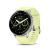 Garmin Venu 4 45mm GPS Smartwatch Silver with Citron Silicone Band
