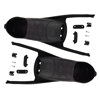 Leaderfins Forza Foot Pockets with Assembly Set Black