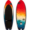 Liquid Force Rocket Wakesurf Board w/Combo Handle Surf Rope Black/Red