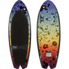 Liquid Force Rocket Wakesurf Board w/Combo Handle Surf Rope Black/Red