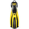 Mares Avanti Super-Channel Open Heel Fin w/Bungee Strap Yellow