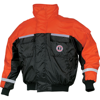 Mustang Survival Classic Flotation Bomber Jacket ~ with Reflective Tape Orange/Black