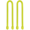 Nite Ize Gear Tie Reusable Rubber Twist Tie, 2 Pack Neon Yellow