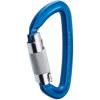 NRS Public Safety Sliq Triple Lock Carabiner Blue/Silver
