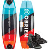 O'Brien System Wakeboard with Clutch Bindings, 2022 Model Black/Red/Blue