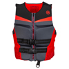O'Brien V-Back Life Jacket for Men Black/Red
