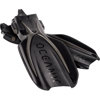 Oceanic Manta Ray Open Heel Fins with Spring Straps Titanium/Black