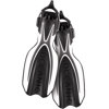 Oceanic Manta Ray Open Heel Fins with Spring Straps White/Black