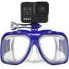 Octomask Classic Dive Mask w/Mount for GoPro Hero Cameras Blue