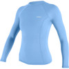 O'Neill Basic Skins 2 Women's Long Sleeve Rash Guard Azurine