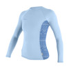 O'Neill Hyperfreak Skins Women's Long Sleeve Rash Guard Chamblu/Surfabst