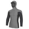 O'Neill Hyperfreak Skins O'Zone Men's Hooded Long Sleeve Top Smoke/Tempered Steel