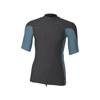 O'Neill Hyperfreak Skins Men's Short Sleeve Rash Guard Tempered Steel/Blue Fusion