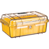 1050 Watertight Hard Micro Case with Rubber Liner - Clear/Black Clear/Yellow