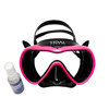 ProShot Single-Lens Tidal Mask Hot Pink with Clear Lens & Black Skirt