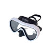 ProShot Single-Lens Tidal Mask White with Clear Lens & Black Skirt
