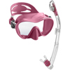Rapido Active Frameless Mask and Snorkel Combo Pastel Pink