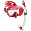 Rapido Active Frameless Mask and Snorkel Combo Pastel Red