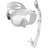 Rapido Active Frameless Mask and Snorkel Combo Pastel White