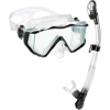 Rapido Clareza Three Lens Mask and Snorkel Combo Clear/Black