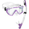 Rapido Clareza Three Lens Mask and Snorkel Combo Clear/Pastel Lilac