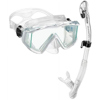 Rapido Clareza Three Lens Mask and Snorkel Combo Clear/Pastel White