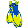Rapido Marine Junior Open Heel Fins Blue Lime
